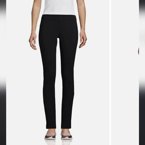 Lands End Tall Starfish Mid Rise Slim Leg Pull On Pants Performance Wear Summer - Picture 1 of 13